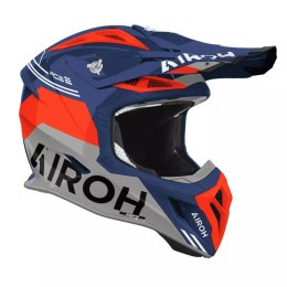 AIROH KASK CROSS / ENDURO / ATV / QUAD AVIATOR ACE 2 FURY CERULEAN GLOSS KOLOR NIEBIESKI/SZARY/POMARAŃCZOWY ROZMIAR M AIROH