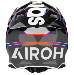 AIROH KASK CROSS / ENDURO / ATV / QUAD TWIST 3 HUSTLE GLOSS KOLOR CZARNY/FIOLETOWY/BIAŁY ROZMIAR M AIROH