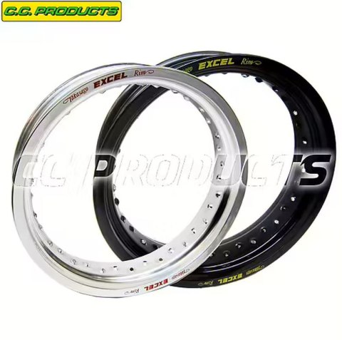 CC FELGA / OBRĘCZ KOŁA PRZEDNIEGO EXCEL 21'' X 1,85 APRILIA TUAREG 660 '22-'25 KOLOR SREBRNY CC PRODUCTS