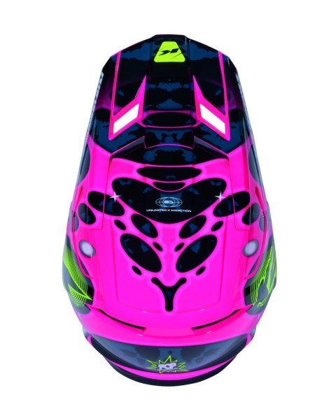 KENNY RACING KASK CROSS/ENDURO PERFORMANCE ERT GRAPHIC + POP SYSTEM KOLOR RÓŻOWY/CZARNY ROZMIAR L KENNY RACING