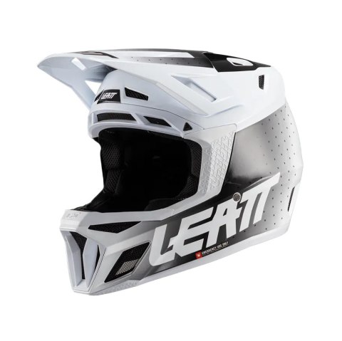 LEATT KASK ROWEROWY MTB GRAVITY 8.0 V24 HELMET WHITE KOLOR BIAŁY/CZARNY ROZMIAR L (59-60 cm) LEATT