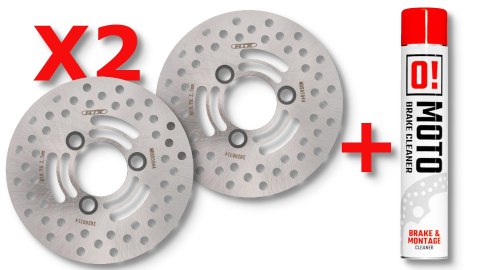 MTX PARTS ZESTAW 2 X TARCZA HAMULCOWA PRZÓD SUZUKI LT-Z 400 '03-'19, LT-Z 250 '04-'12, KAWASAKI KSF 400 '03-'05, ARCTIC CAT DVX  MTX