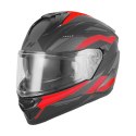 NOX KASK INTEGRALNY (FULL FACE) Z BLENDĄ N304S REVO KOLOR CZERWONY MAT/CZARNY ROZMIAR XL NOX