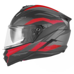 NOX KASK INTEGRALNY (FULL FACE) Z BLENDĄ N304S REVO KOLOR CZERWONY MAT/CZARNY ROZMIAR XL NOX