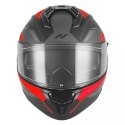 NOX KASK INTEGRALNY (FULL FACE) Z BLENDĄ N304S REVO KOLOR CZERWONY MAT/CZARNY ROZMIAR XXL NOX