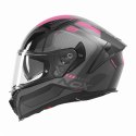 NOX KASK INTEGRALNY (FULL FACE) Z BLENDĄ N402 MENTOR KOLOR CZARNY/RÓŻOWY ROZMIAR L NOX