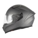 NOX KASK INTEGRALNY (FULL FACE) Z BLENDĄ N402 SOLID KOLOR TYTANOWY MAT ROZMIAR S NOX
