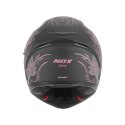 NOX KASK INTEGRALNY (FULL FACE) Z BLENDĄ N402 SPRING KOLOR CZARNY MAT/RÓŻOWY ROZMIAR XS NOX