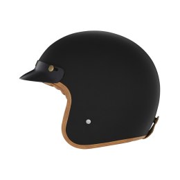 NOX KASK OTWARTY JET N243 SOLID KOLOR CZARNY MAT ROZMIAR S NOX