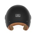 NOX KASK OTWARTY JET Z BLENDĄ N210 EVO KOLOR CZARNY MAT ROZMIAR L NOX