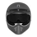 NOX PREMIUM KASK INTEGRALNY (FULL FACE) SEVENTY II SOLID KOLOR TYTANOWY MAT ROZMIAR XL NOX
