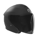 NOX PREMIUM KASK OTWARTY JET Z BLENDĄ SPY KOLOR CZARNY MAT ROZMIAR M NOX