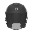 NOX PREMIUM KASK OTWARTY JET Z BLENDĄ SPY KOLOR CZARNY MAT ROZMIAR M NOX