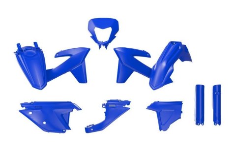 RACETECH (RTECH) 2025/12 KOMPLET PLASTIKÓW SHERCO SE / SEF 125 / 250 / 300 / 450 / 500 '25-'26, KOLOR NIEBIESKI RACETECH