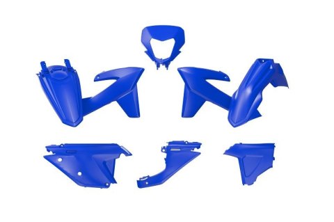 RACETECH (RTECH) 2025/12 KOMPLET PLASTIKÓW SHERCO SE / SEF 125 / 250 / 300 / 450 / 500 '25, KOLOR NIEBIESKI RACETECH