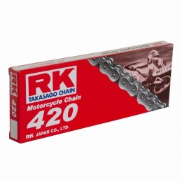 RK ŁAŃCUCH NAPĘDOWY 420-120 ZAPINKA (CL) W ZESTAWIE KOLOR STANDARD (POJEMNOŚĆ: DO 125 CCM) (18,5 KN) RK