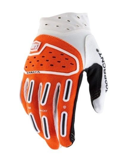 100 PROCENT RĘKAWICE CROSS/ENDURO AIRMATIC 2 ORANGE KOLOR POMARAŃCZOWY ROZMIAR S 100 PROCENT