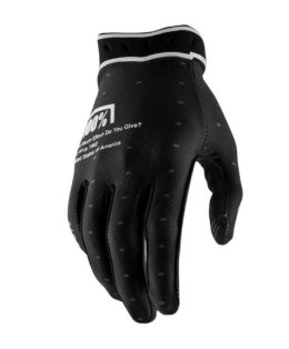 100 PROCENT RĘKAWICE CROSS/ENDURO RIDEFIT BLACK KOLOR CZARNY ROZMIAR L 100 PROCENT