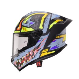 CABERG KASK INTEGRALNY ROXTER HUNTER KOLOR CZARNY MAT/SZARY/ŻÓŁTY FLUO ROZMIAR L CABERG