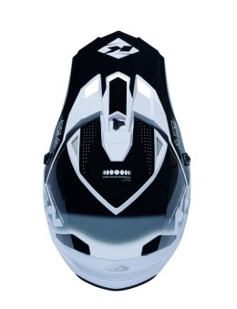 KENNY RACING CZĘŚCI ZAMIENNE DASZEK DO KASKU TRACK GRAPHIC FOCUS BLACK KENNY RACING