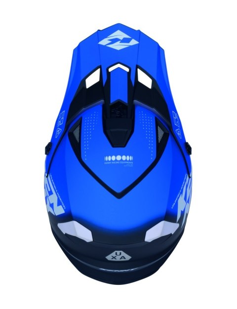 KENNY RACING CZĘŚCI ZAMIENNE DASZEK DO KASKU TRACK GRAPHIC FOCUS BLUE KENNY RACING