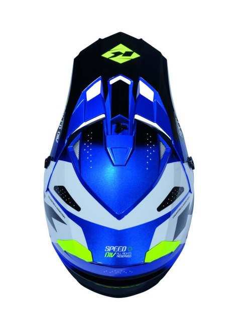 KENNY RACING CZĘŚCI ZAMIENNE DASZEK DO KASKU TRACK GRAPHIC SPEED NEON BLUE KENNY RACING