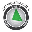 LEATT NAŁOKIETNIKI OCHRANIACZE ŁOKCI 3DF 5.0 JUNIOR ELBOW GUARD WHITE/BLACK KOLOR CZARNY/BIAŁY LEATT