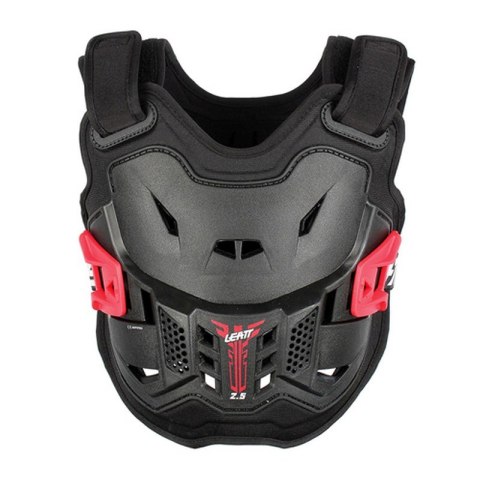 LEATT OSŁONA KLATKI PIERSIOWEJ (BUZER) CHEST PROTECTOR 2.5 KIDS BLACK KOLOR CZARNY/CZERWONY (4-7 LAT, 110-134 CM) LEATT
