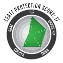 LEATT SPODENKI Z OCHRANIACZAMI IMPACT SHORTS 3DF 5.0 BLACK KOLOR CZARNY ROZMIAR M LEATT