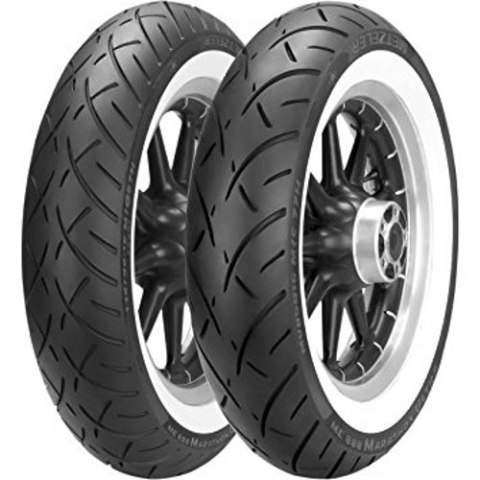 METZELER OPONA 140/90B16 ME888 MARATHON ULTRA 77H TL M/C REINF WWW BIAŁY BOK TYŁ DOT 43/2024 METZELER