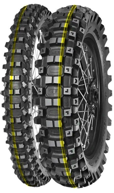 MITAS OPONA 110/100-18 TERRA FORCE-EX MH SUPER 64R (ŻÓŁTY PASEK) TT TYŁ DOT 41/2025 (zamiennik:70000267) MITAS