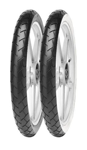MITAS OPONA 2.50-17 MC 11 WW BIAŁY BOK 43J TL/TT PRZÓD/TYŁ DOT 02/2026 MITAS