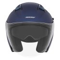 NOX KASK OTWARTY JET Z BLENDĄ N130 SOLID KOLOR NIEBIESKI MAT ROZMIAR S NOX