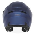 NOX KASK OTWARTY JET Z BLENDĄ N130 SOLID KOLOR NIEBIESKI MAT ROZMIAR S NOX