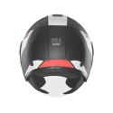 NOX KASK OTWARTY JET Z BLENDĄ N182 ROUND KOLOR CZARNY MAT/CZERWONY ROZMIAR XL NOX