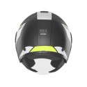 NOX KASK OTWARTY JET Z BLENDĄ N182 ROUND KOLOR CZARNY MAT/ŻÓŁTY FLUO ROZMIAR XL NOX