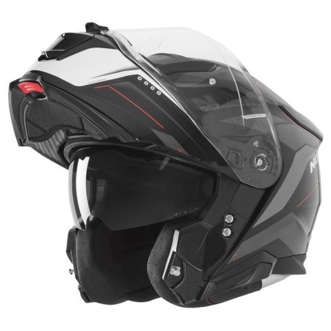 NOX KASK SZCZĘKOWY (FLIP-UP) Z BLENDĄ N967 CONQUER KOLOR CZERWONY/BIAŁY/CZARNY ROZMIAR XXL NOX