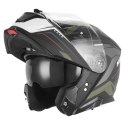 NOX KASK SZCZĘKOWY (FLIP-UP) Z BLENDĄ N967 CONQUER KOLOR POMARAŃCZOWY MAT/ZIELONY (KHAKI) ROZMIAR XXL NOX
