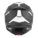 NOX KASK SZCZĘKOWY (FLIP-UP) Z BLENDĄ N967 CONQUER KOLOR POMARAŃCZOWY MAT/ZIELONY (KHAKI) ROZMIAR XXL NOX