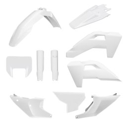 POLISPORT KOMPLET PLASTIKÓW (FULL KIT) HUSQVARNA TE/FE '26 W ZESTAWIE OSŁONA LAMPY PRZEDNIEJ (8681500001) I OSŁONY AMORTYZATORÓW POLISPORT