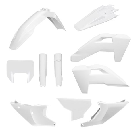 POLISPORT KOMPLET PLASTIKÓW (FULL KIT) HUSQVARNA TE/FE '26 W ZESTAWIE OSŁONA LAMPY PRZEDNIEJ (8681500001) I OSŁONY AMORTYZATORÓW POLISPORT