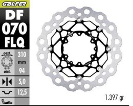 GALFER TARCZA HAMULCOWA PRZÓD HONDA CBR 600 RR '03-'17; CBR 1000 RR '04-'05; CB 1000 R '08-'17; CB 1300 F/S '05-; CTX 1300 C '14 GALFER