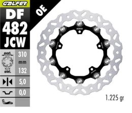 GALFER TARCZA HAMULCOWA PRZÓD YAMAHA FAZER 8 '10-; FZ 8 '10- YZF-R6 '05-'16 (FLOATECH) (310X132X5MM) GALFER