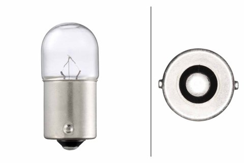 HELLA ŻARÓWKA 12V 5W BA15S R5W 1 SZTUKA (BIAŁE SZKŁO) HELLA