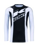 KENNY RACING KOSZULKA CROSS/ENDURO TRACK ZOOM BLACK WHITE KOLOR CZARNY/BIAŁY SZARY ROZMIAR XL KENNY RACING