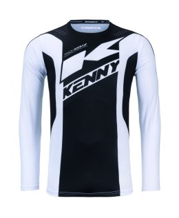 KENNY RACING KOSZULKA CROSS/ENDURO TRACK ZOOM BLACK WHITE KOLOR CZARNY/BIAŁY SZARY ROZMIAR XL KENNY RACING
