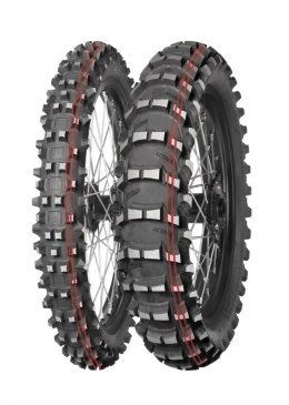 MITAS OPONA 100/90-19 TERRA FORCE MX-SAND 57M TT (PODWÓJNY CZERWONY PASEK) TYŁ (DOT:TDDD) (26633) WYCOFANE- ZAMIENNIK:70001066 D MITAS