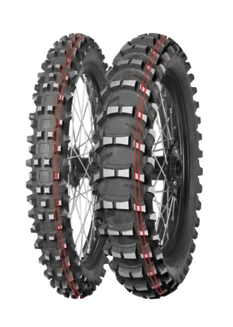 MITAS OPONA 100/90-19 TERRA FORCE MX-SAND 57M TT (PODWÓJNY CZERWONY PASEK) TYŁ (DOT:TDDD) (26633) WYCOFANE- ZAMIENNIK:70001066 D MITAS