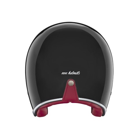 NOX KASK OTWARTY JET N243 SOLID KOLOR CZARNY POŁYSK ROZMIAR XXL NOX