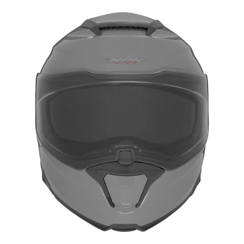 NOX KASK SZCZĘKOWY (FLIP-UP) Z BLENDĄ N967 SOLID KOLOR SZARY POŁYSK ROZMIAR S (PINLOCK DO TEGO MODELU - FILMPINLOCK30DKS166) NOX